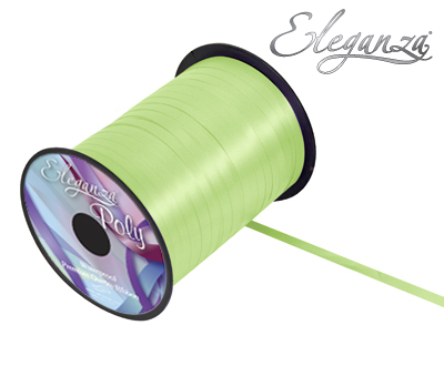 Eleganza Mint Poly Curling Ribbon - 5mm x500yds