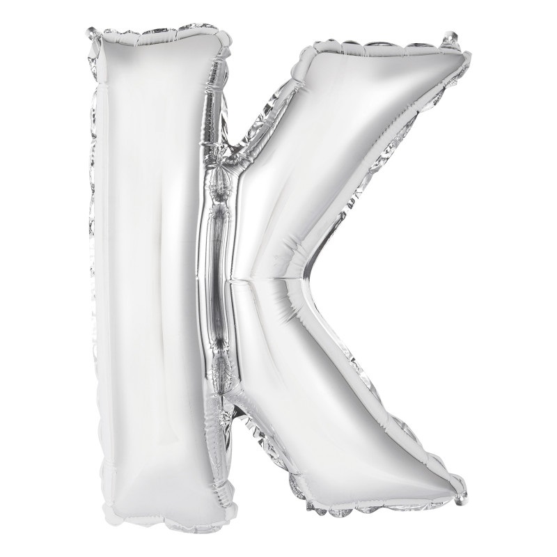 14 Inch  Silver Foil Balloon-K