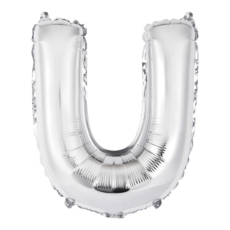 14 Inch  Silver Foil Balloon-U