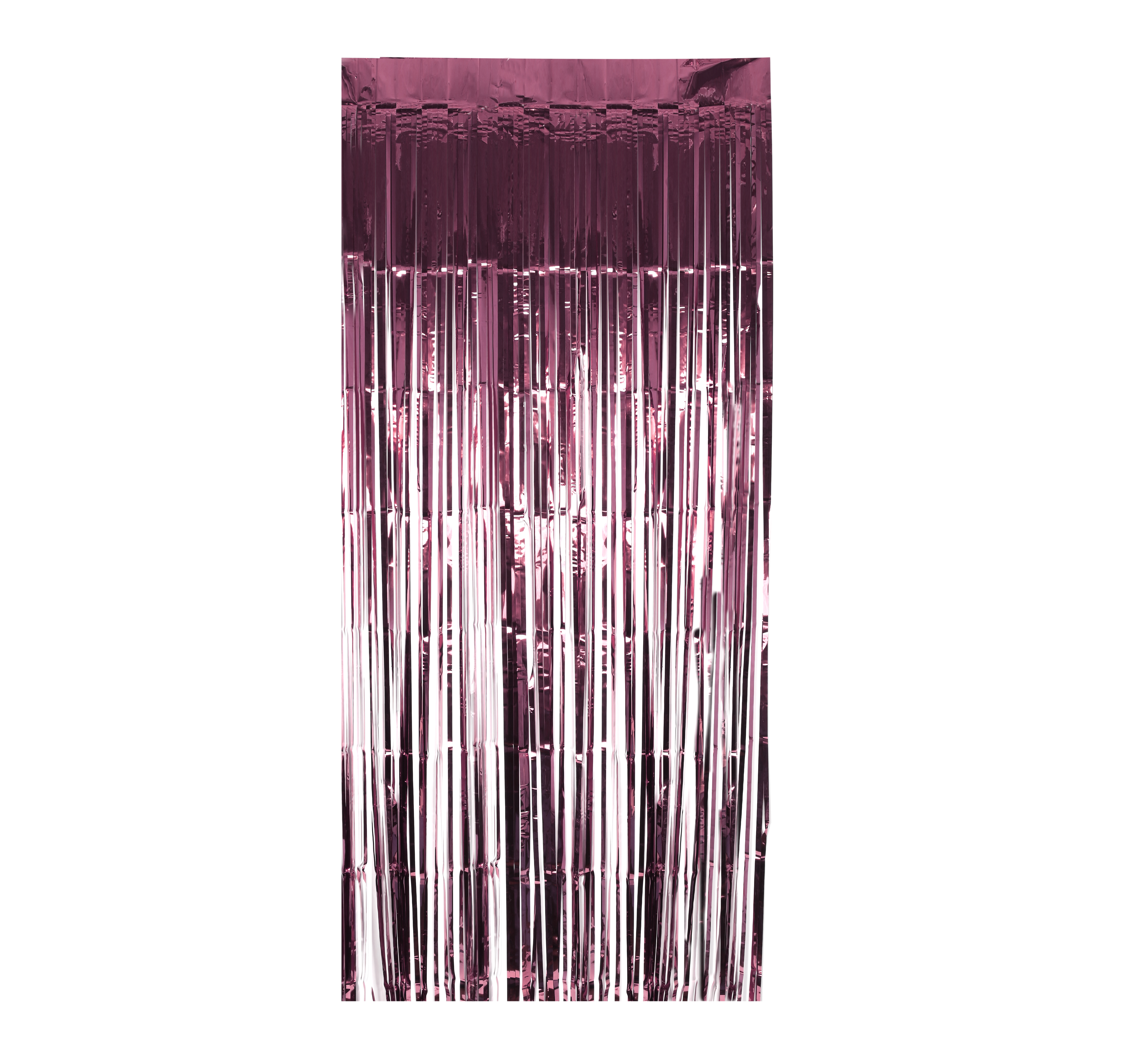 92x244cm BABY PINK FOIL DOOR CURTAIN