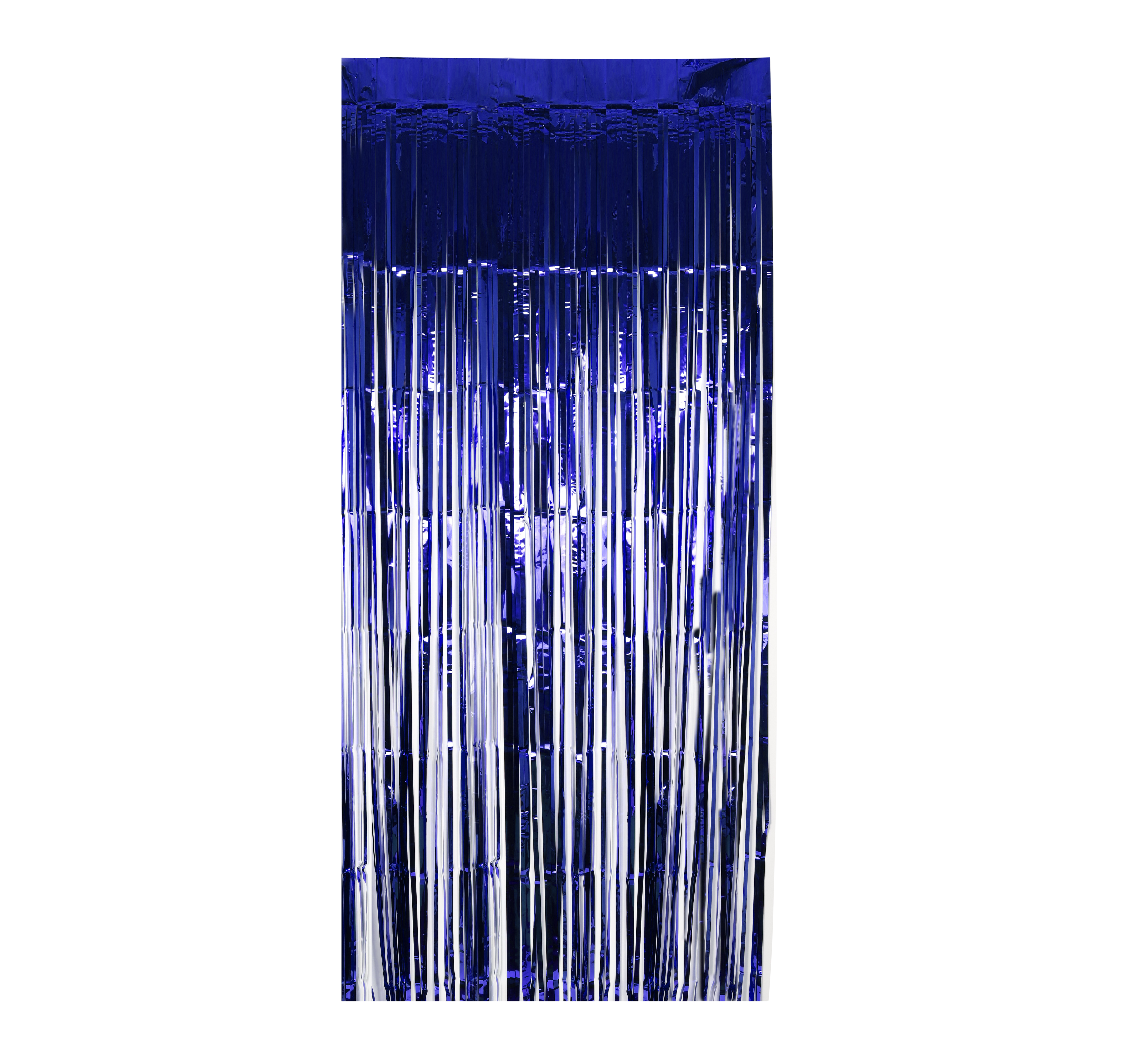 92x244cm ROYAL BLUE FOIL DOOR CURTAIN