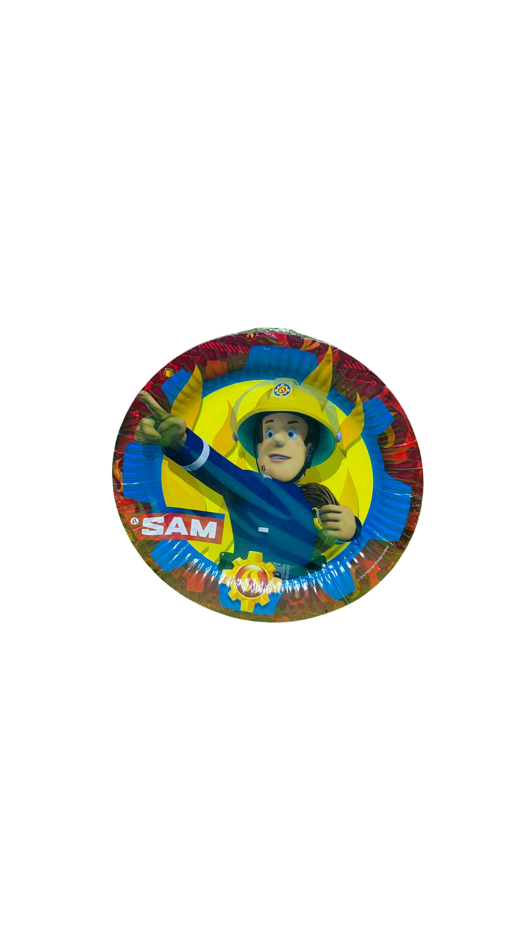 Fireman Sam Party Paper Plates - 8 Pack