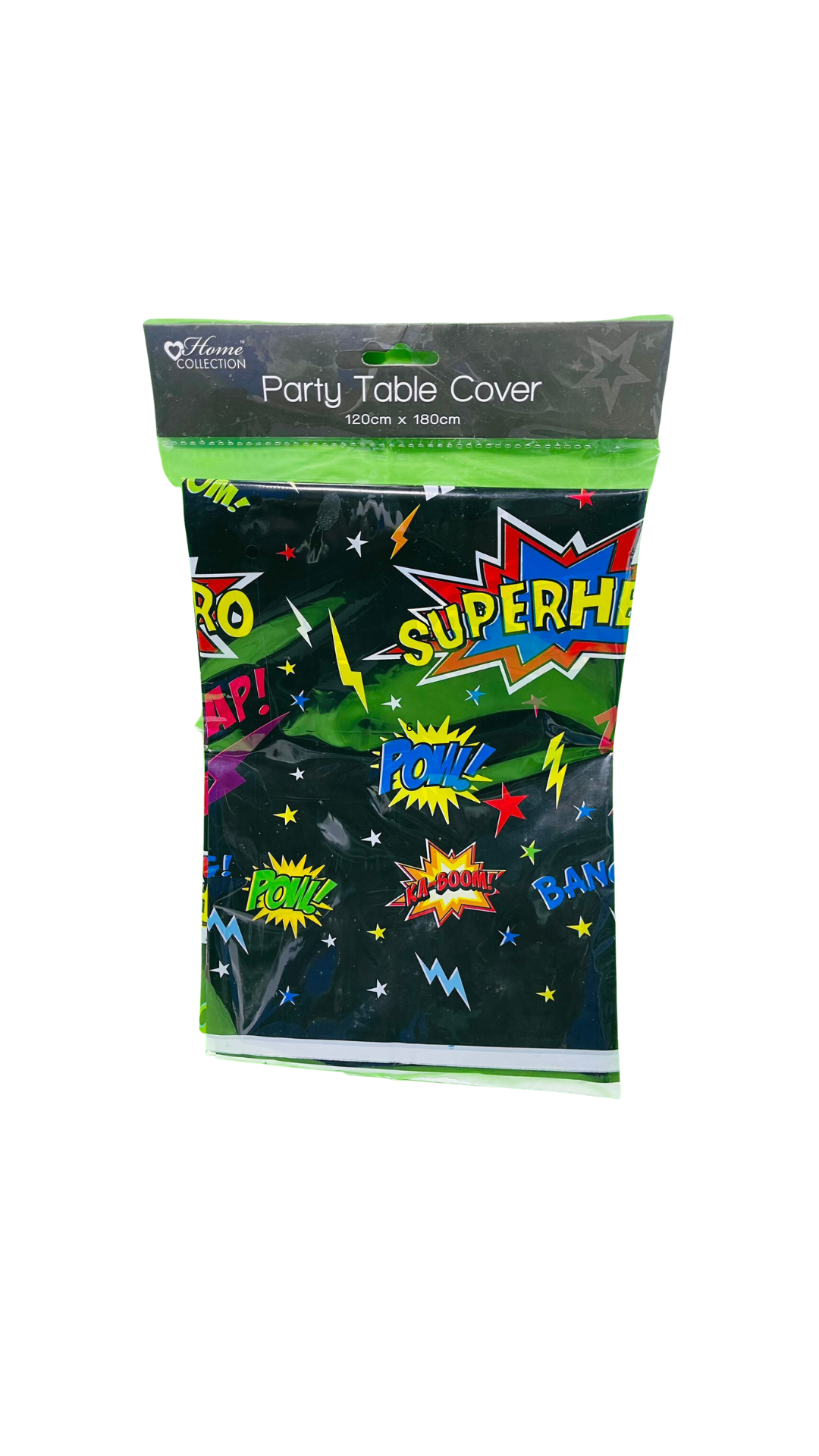 Oblong Plastic Children's Party Tablecloth Table Cover 120x180 Boy's Superhero - 1pc
