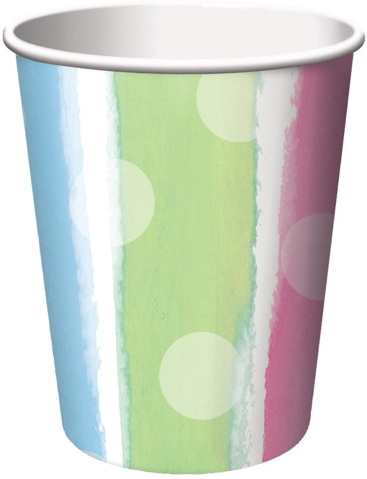 Baby Clothes Paper Cups 256ml - Pack of 8