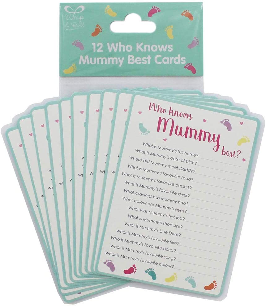 Baby Shower Party Who Knows Mummy Best Game