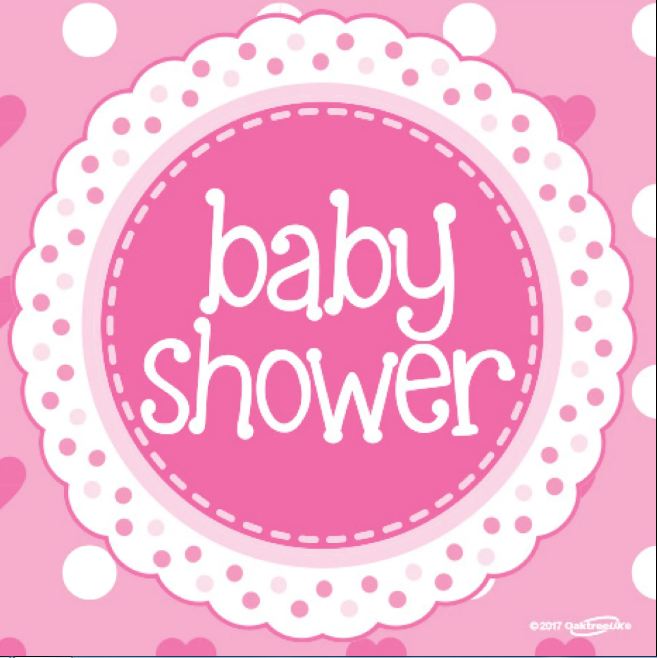 Baby Shower Pink Napkins 16pcs 3-ply 33cm x 33cm