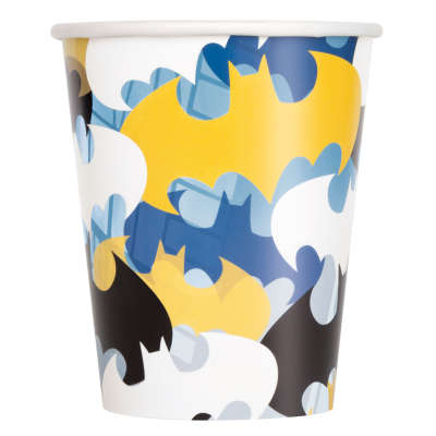 Batman 9oz Paper Cups Pack of 8