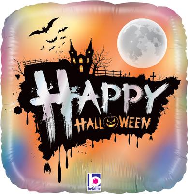 Betallic 18" Opal Happy Halloween Holographic