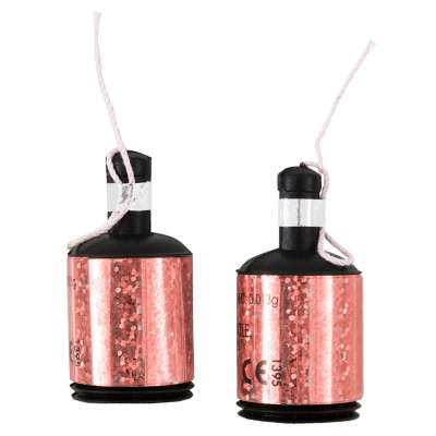 Birthday Rose Gold Glitz Holographic Poppers 20ct
