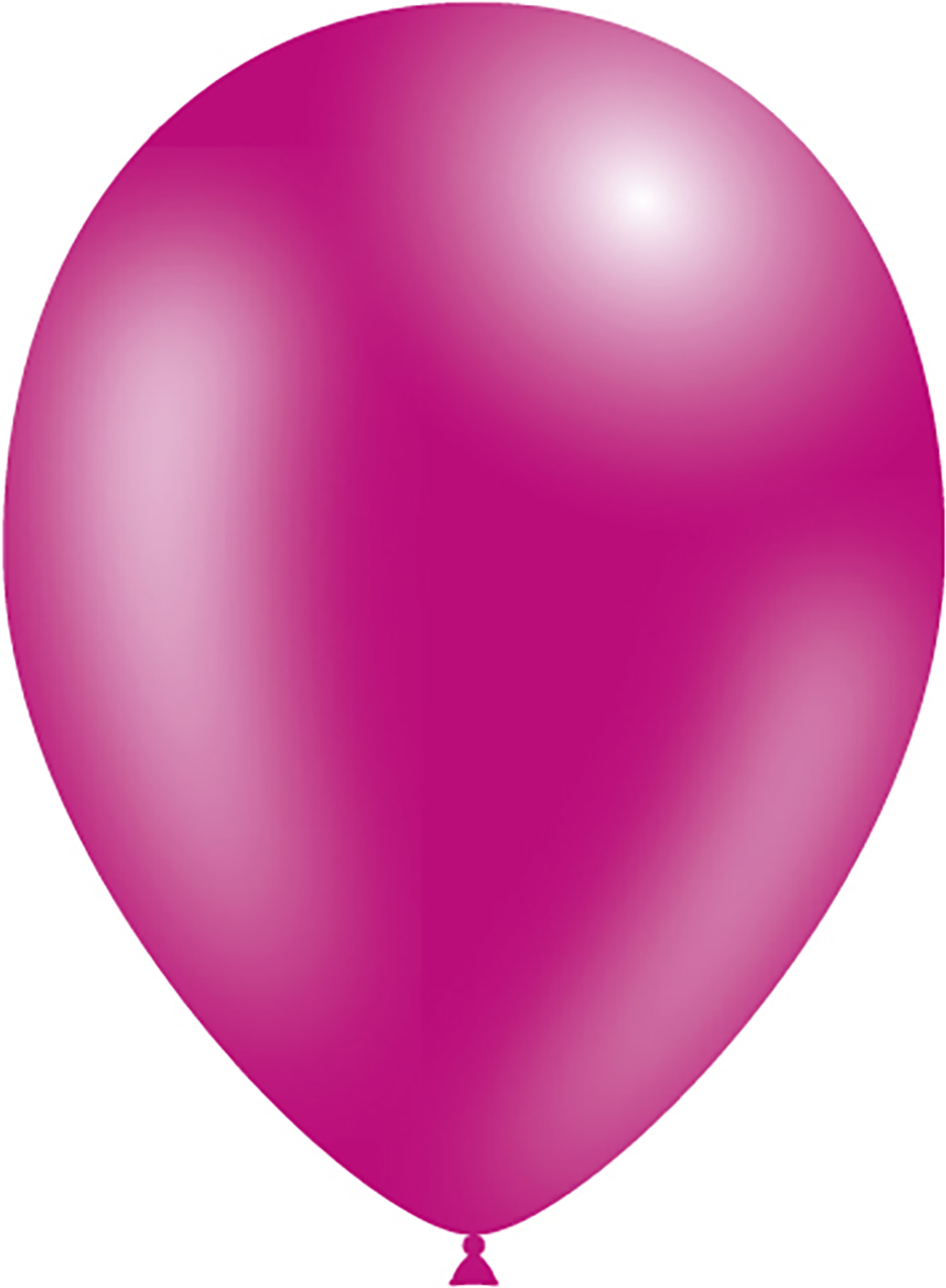 Decotex Pro Fashion Solid Fuchsia x50pcs 11 Inch Latex Balloons