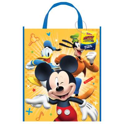 Disney Mickey Roadster Tote Bag 13"x11"