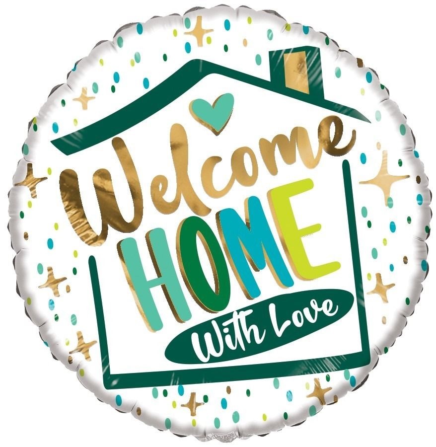 Eco Balloon - Welcome Home With Love - 18 Inch