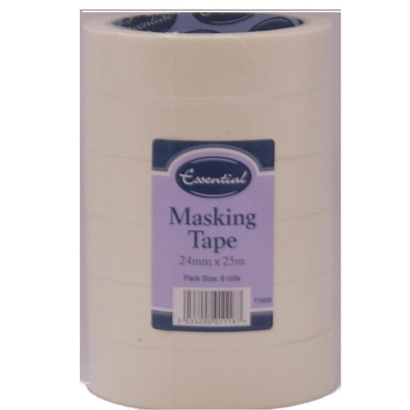 Essential masking Tape 1"/ 24mm X 25m