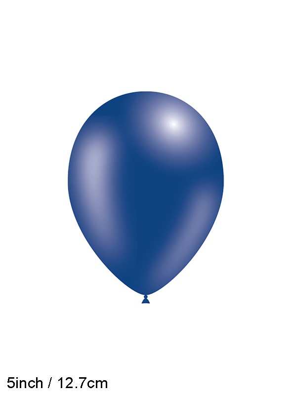 Fashion Solid Royal Blue 5 Inch Latex Balloons x100pcs