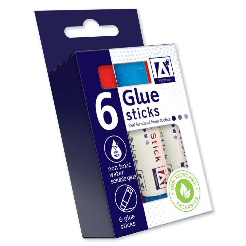 6 Glue Sticks