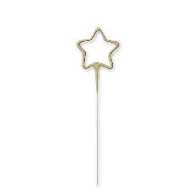 Gold Glitz Star Shaped Sparkler