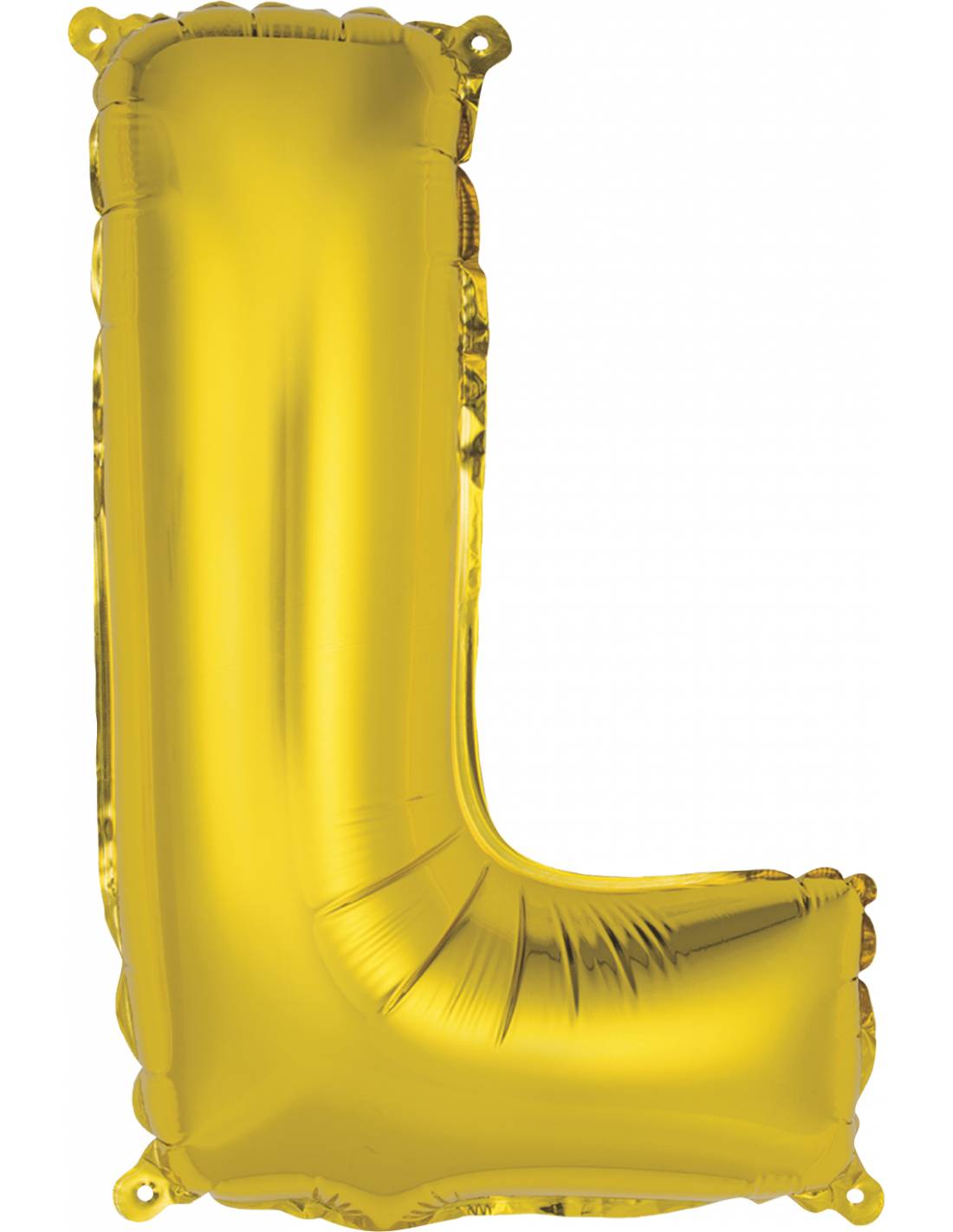 Gold Letter L Shaped Foil Balloon 14 Inch