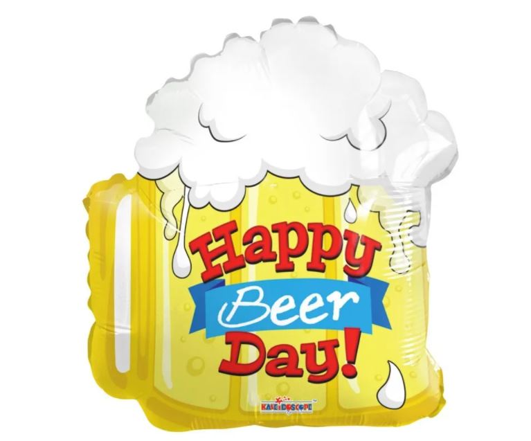 Happy Birthday Beer Shape (18 inch)