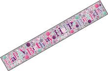 Happy Birthday Girl Wall Banner