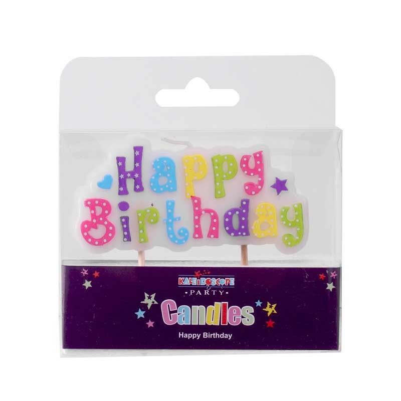 Happy Birthday Pick Candle