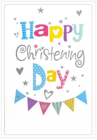 Happy Christening Day Greeting Card