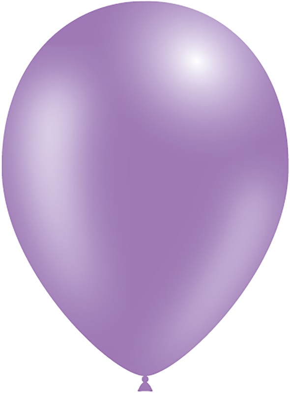 Metallic Lavender 11 Inch Latex Balloons x50pcs