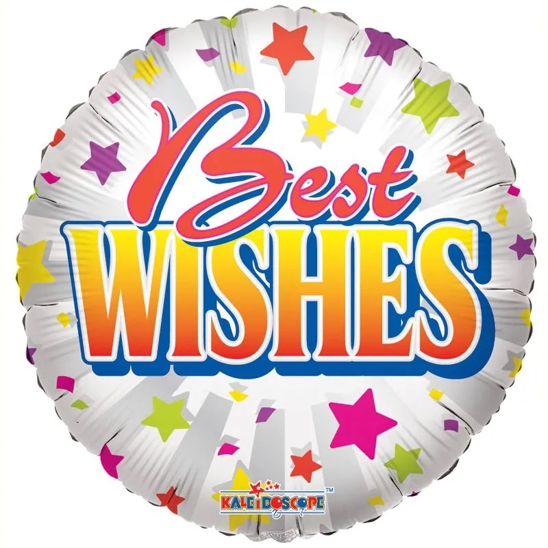 Misc - Best Wishes Stars - 18 Inch