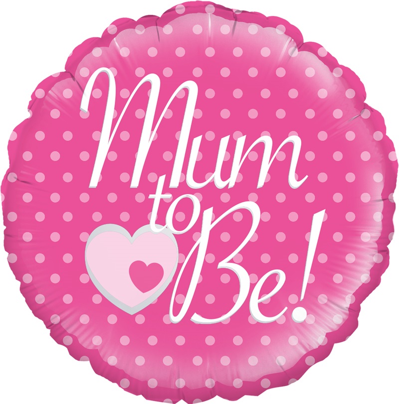 Mum To Be Holographic 18 Inch Foil Balloon