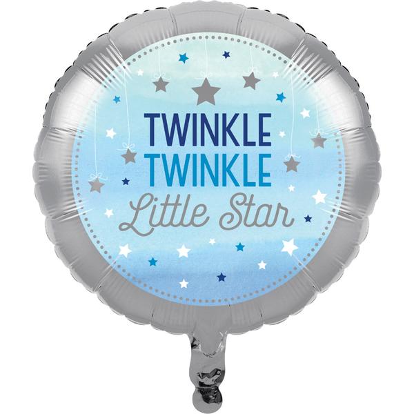 One Little Star Boy Foil Balloon 44/46cm / 17/18 inch