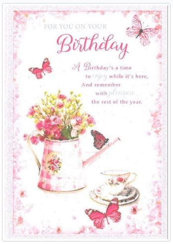 Open Female Birthday Cards