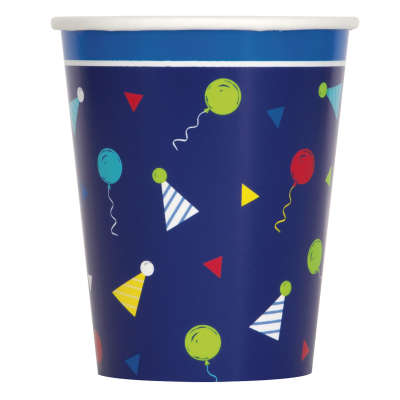 Peppy Birthday 9oz Paper Cups 8ct