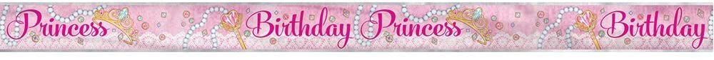 Pink Princess Foil Banner 12ft