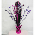 Pink Sparkling Celebration 18th Spray Centrepieces 33cm