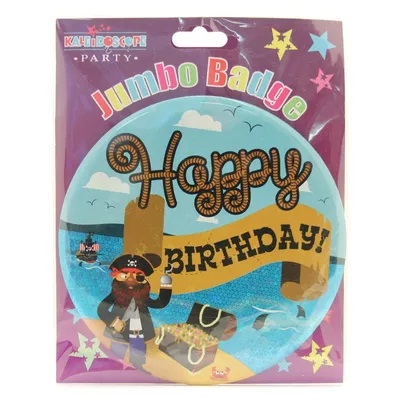 Pirate Party Badge (15cm)