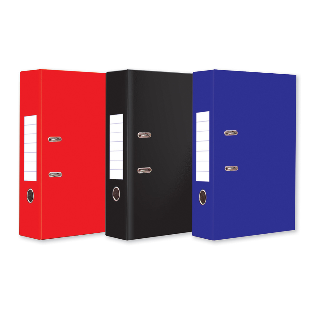 A4 Lever Arch 3 Assorted Colours