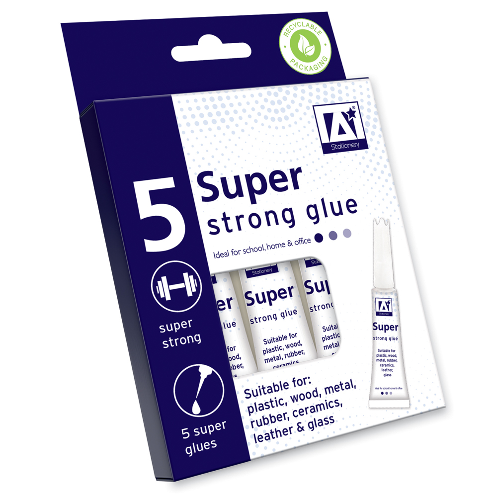 5 Super Strong Glue