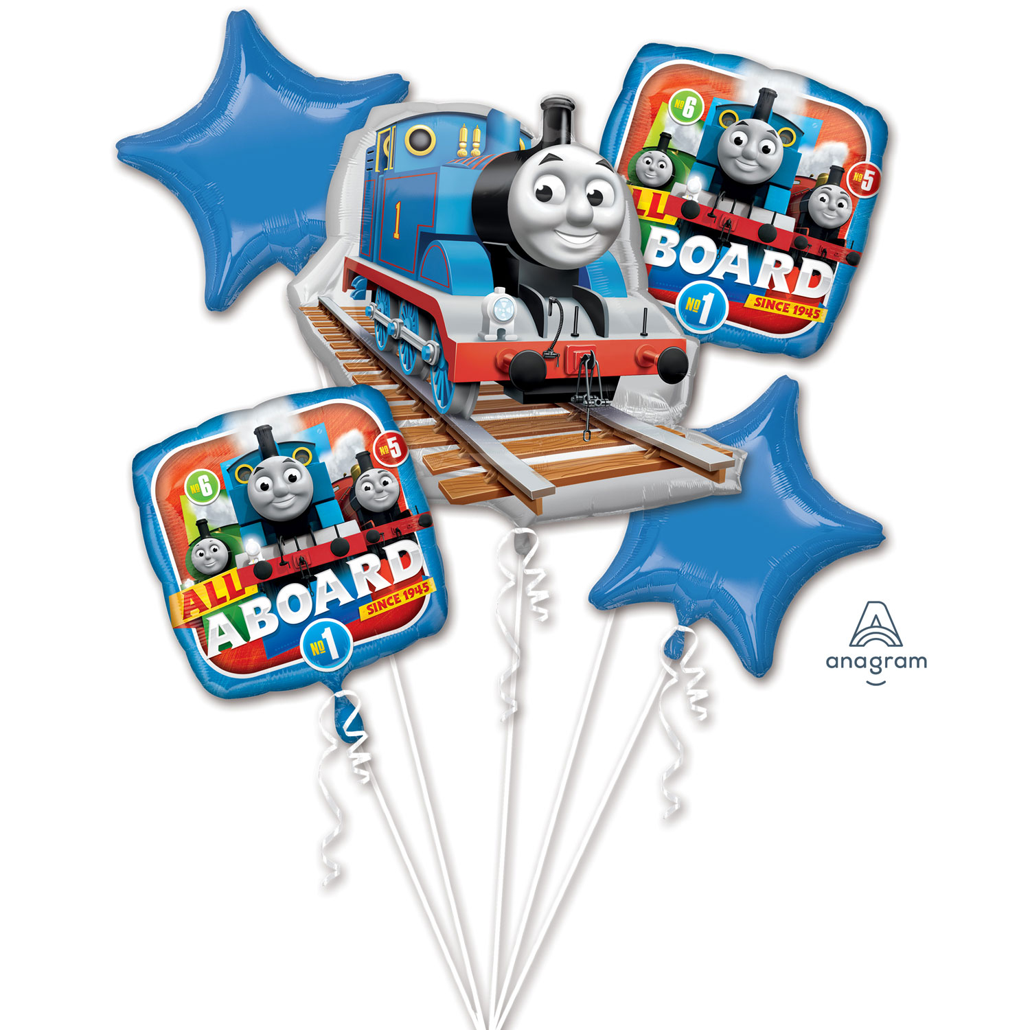 Thomas The Tank Engine Foil Balloon Bouquet