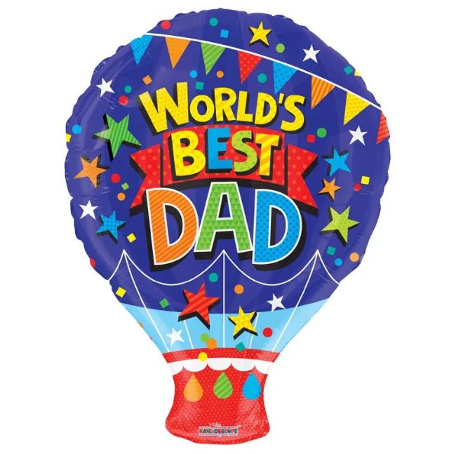 Worlds Best Dad Balloon 18 Inch