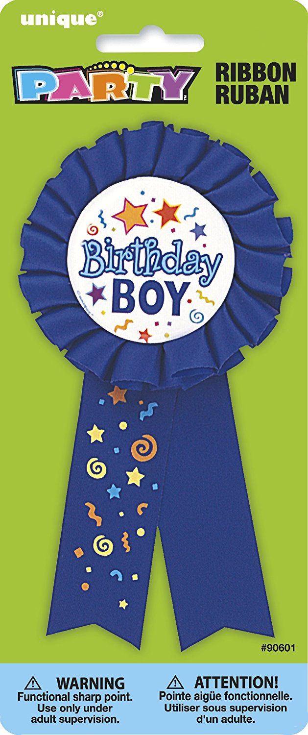 Birthday Boy Award Ribbon