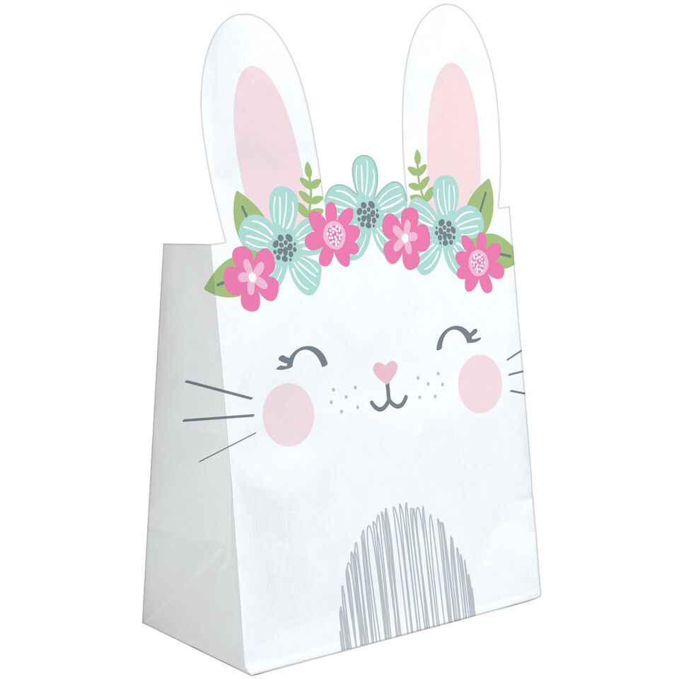 Birthday Bunny Paper Treat Bag