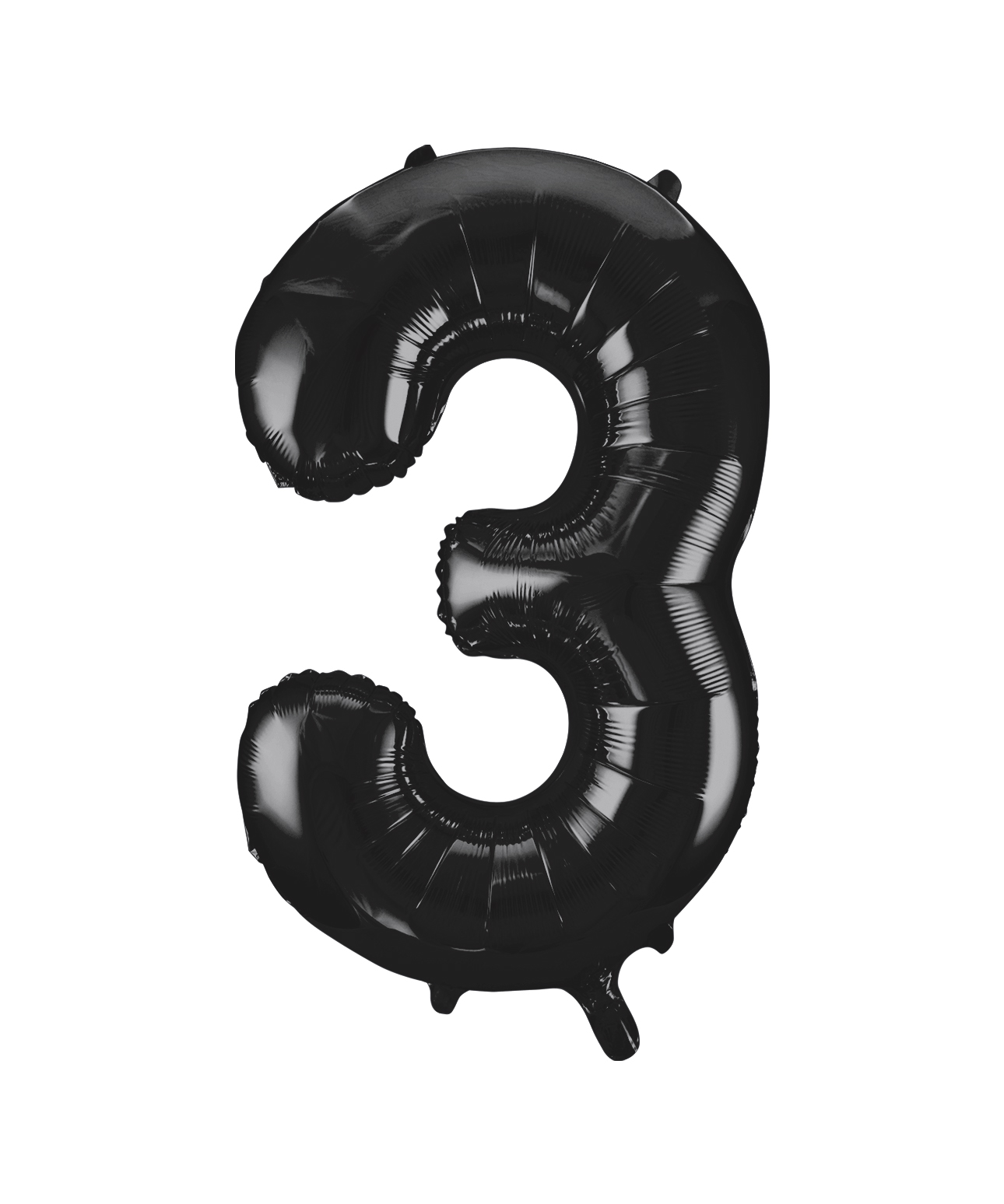 Black Foil Balloon Number 3 - 34"