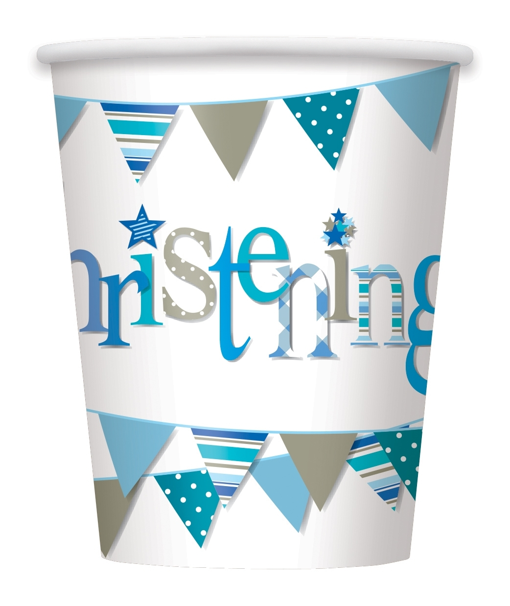 Blue Christening Cups 9oz (8pk)