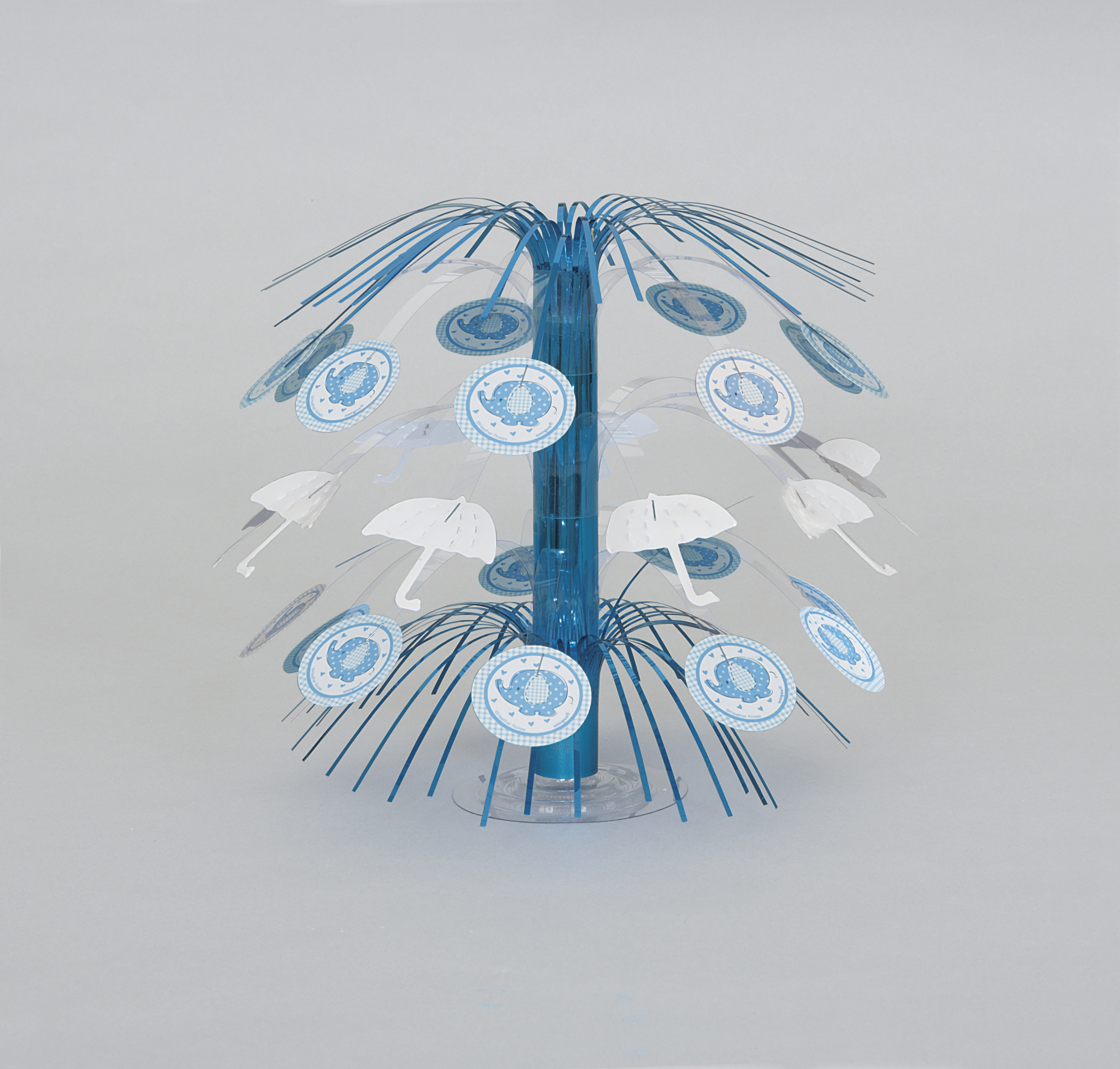 Blue Umbrellaphants Cascade Centerpiece
