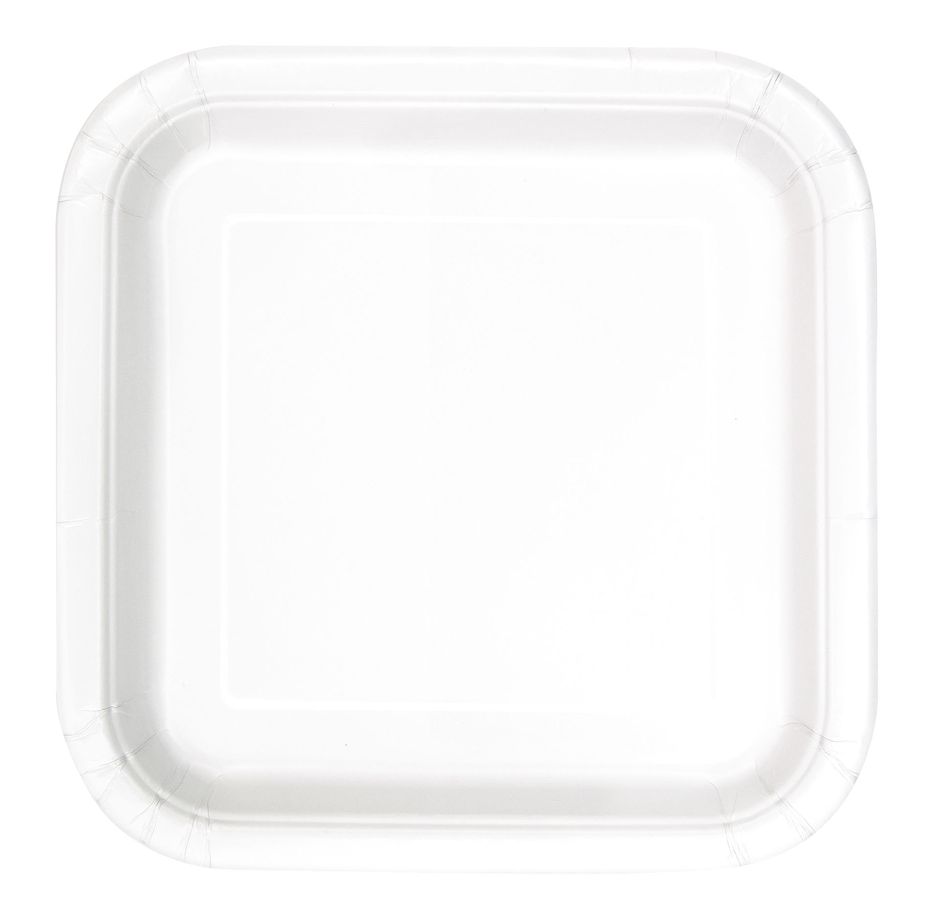 Bright White Square Plates 9" (14pk)