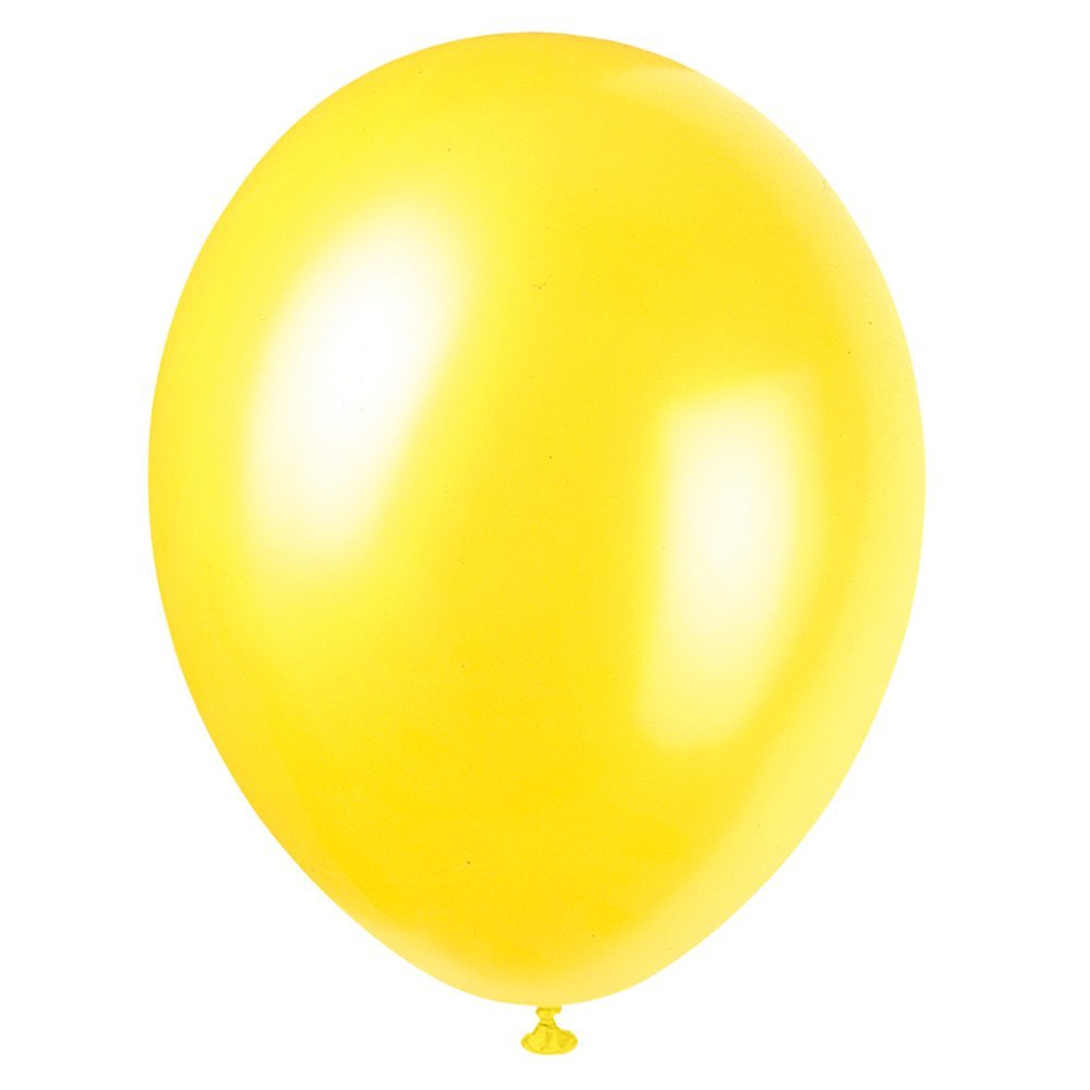 Cajun Yellow 12" Premium Pearlised Balloons (50pk)