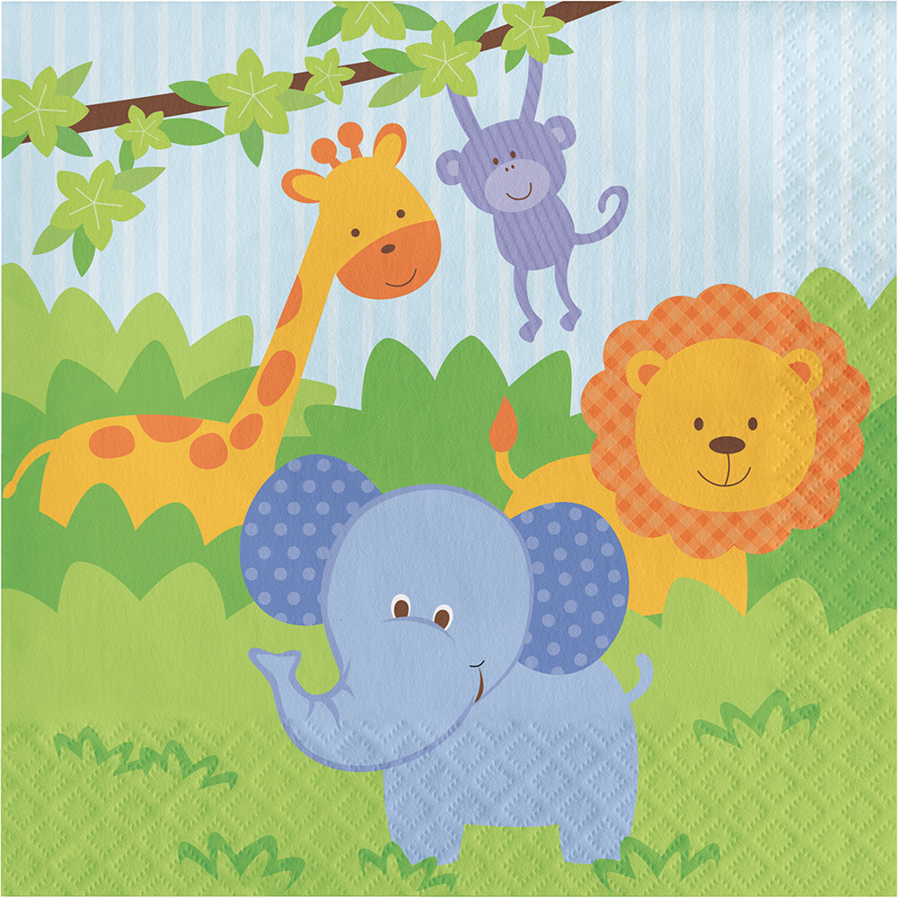 Celebrations Value Forest Friends 2 ply Lunch Napkins  Pack of 16
