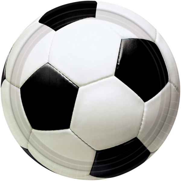 Championship Soccer Plates 22.8cm - 8PK