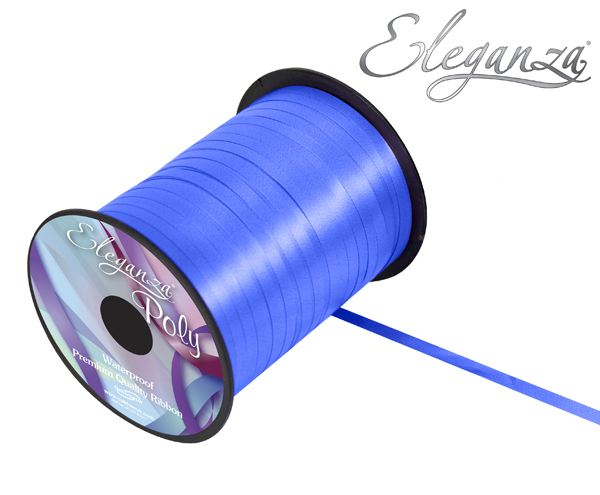 Eleganza Poly Curling Ribbon 5mm x500yds No.18 Royal Blue