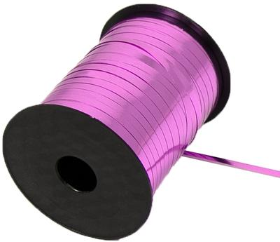 Eleganza Poly Curling Ribbon Metallic 5mm x250yds - Light Pink
