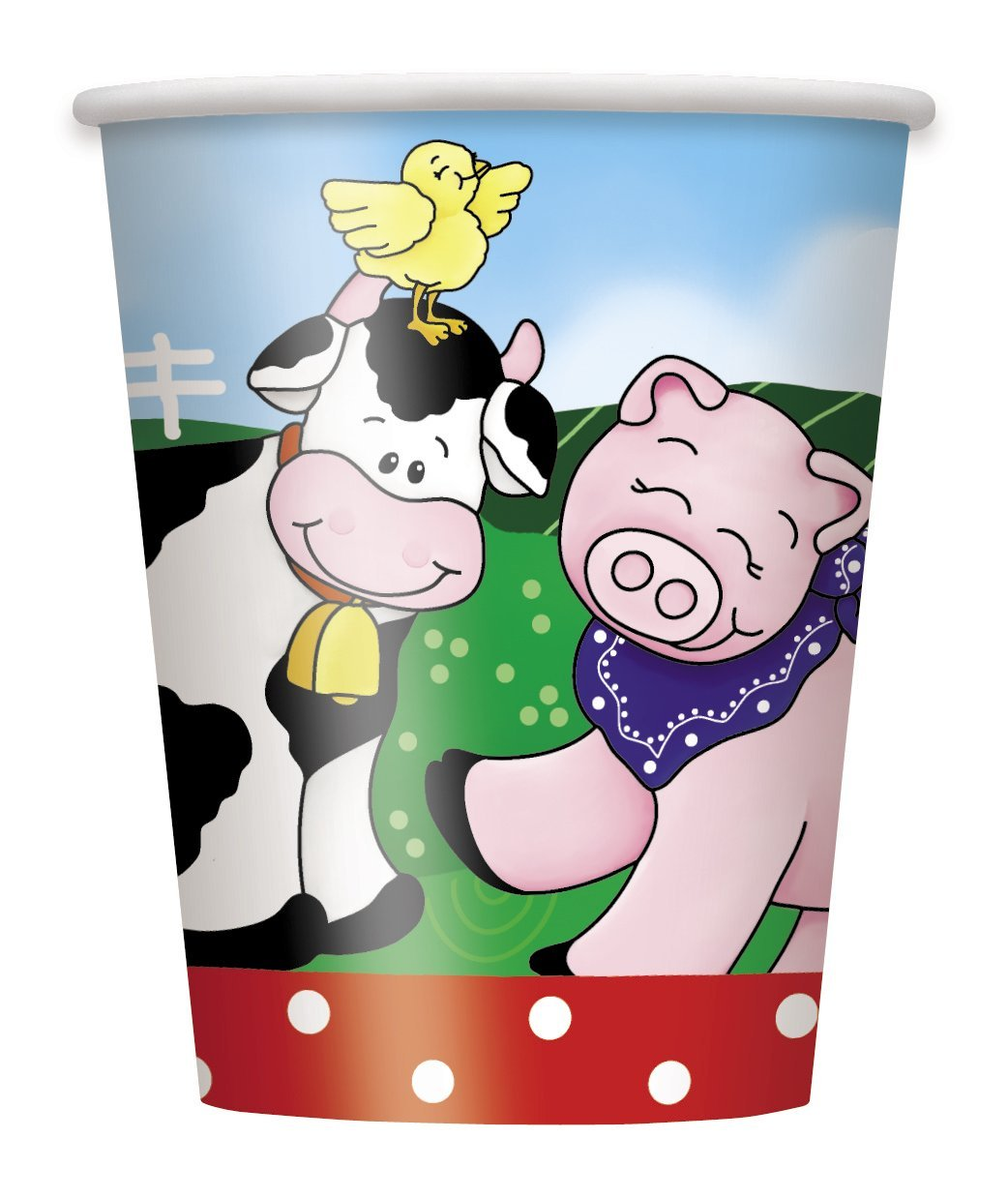 Farm Friends Cups 9oz (8pk)